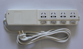 紅黑電源濾波隔離插座HT-301型（國密）
